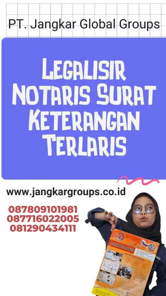 Legalisir Notaris Surat Keterangan Terlaris