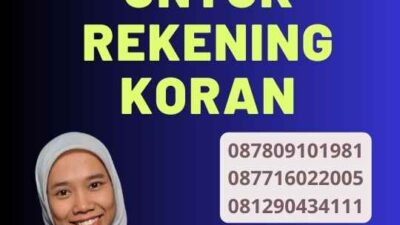 Legalisir Notaris untuk Rekening Koran