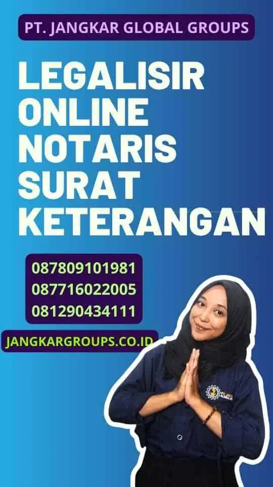 Legalisir Online Notaris Surat Keterangan