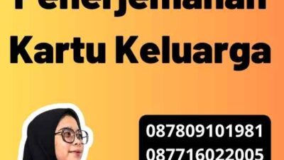 Legalisir Penerjemahan Kartu Keluarga