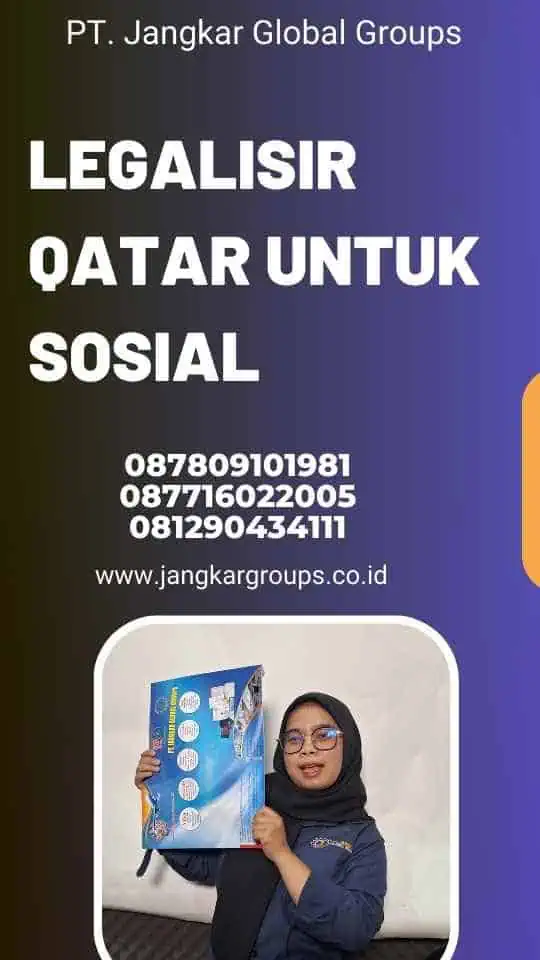 Legalisir Qatar untuk Sosial