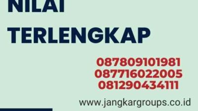 Legalisir Transkrip Nilai Terlengkap