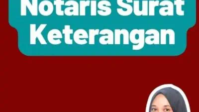 Legalitas Notaris Surat Keterangan