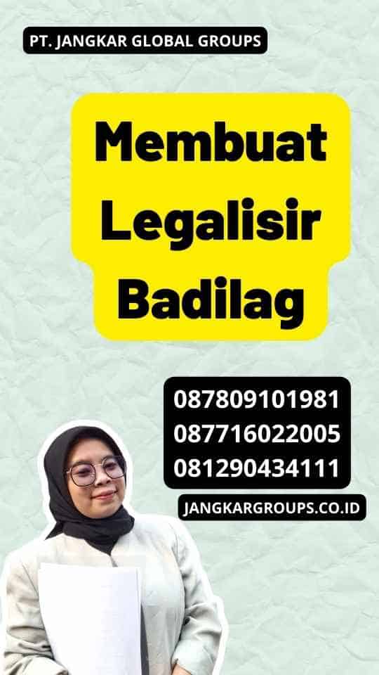 Membuat Legalisir Badilag