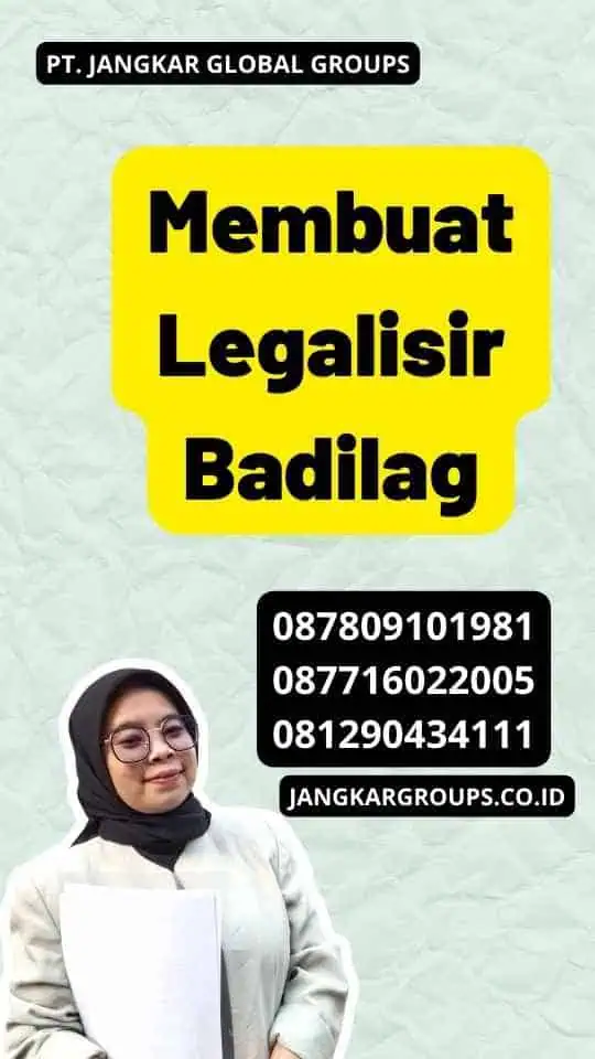 Membuat Legalisir Badilag