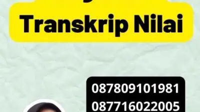 Membuat Legalisir Transkrip Nilai