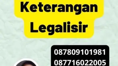 Membuat Notaris Surat Keterangan Legalisir