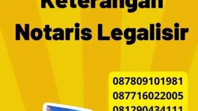 Memproses Surat Keterangan Notaris Legalisir