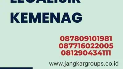 Mengenal Layanan Legalisir Kemenag