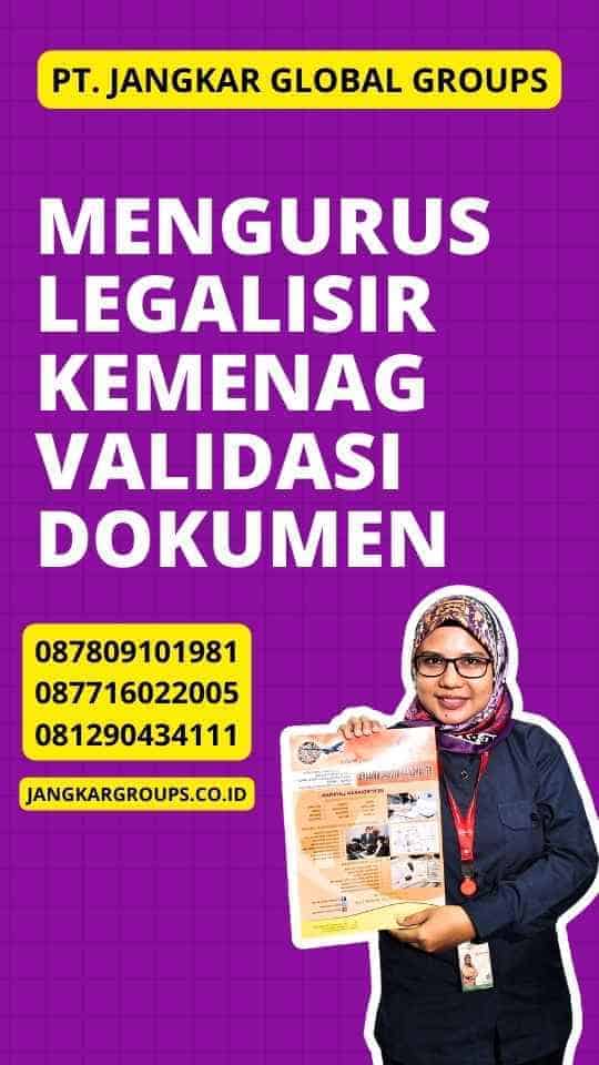 Pengurusan Jasa Legalisir Kemenag