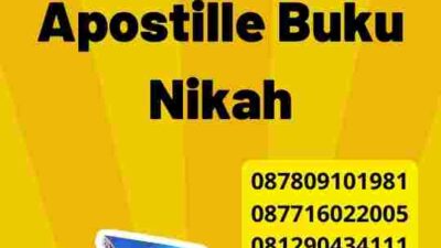 Mudahnya Apostille Buku Nikah