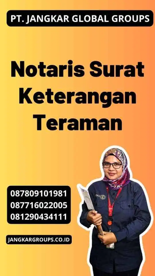 Notaris Surat Keterangan Teraman