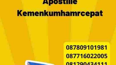 Panduan Mengurus Apostille Kemenkumham