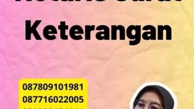 Pembiayaan Notaris Surat Keterangan