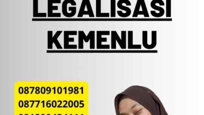 Pembuatan Legalisasi Kemenlu