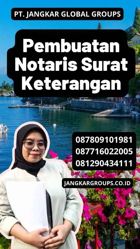 Pembuatan Notaris Surat Keterangan