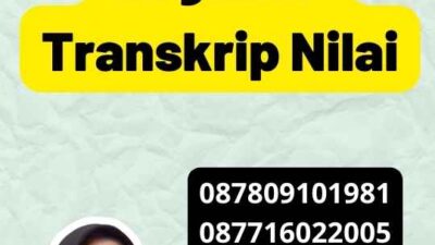 Pengesahan Legalisir Transkrip Nilai