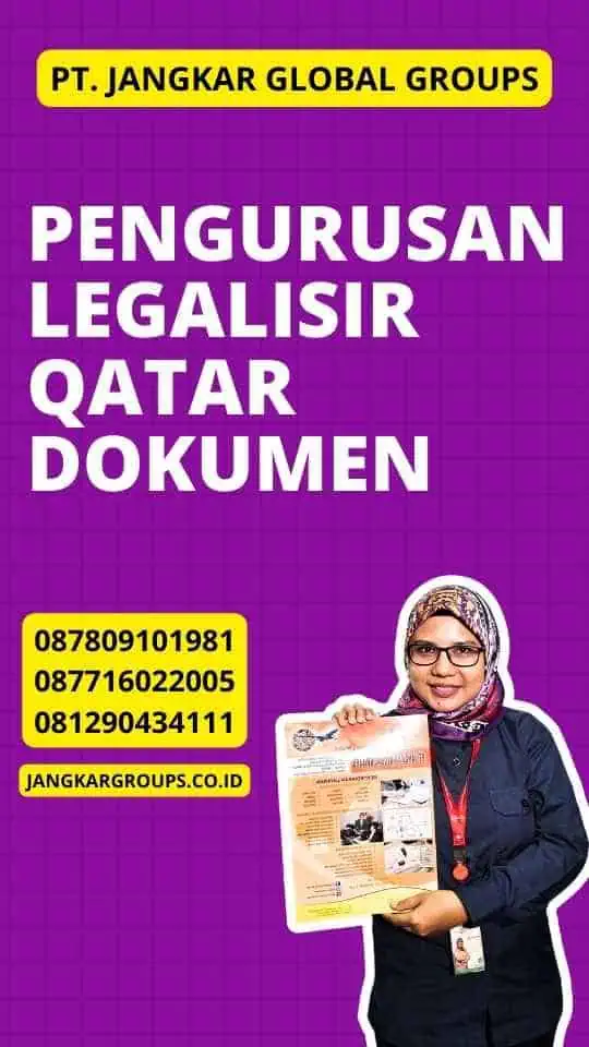 Pengurusan Legalisir Qatar Dokumen