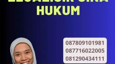 Pentingnya Legalisir Cina Hukum