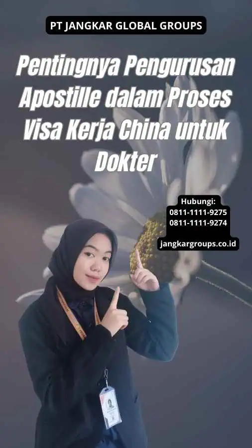 Pentingnya Pengurusan Apostille dalam Proses Visa Kerja China untuk Dokter