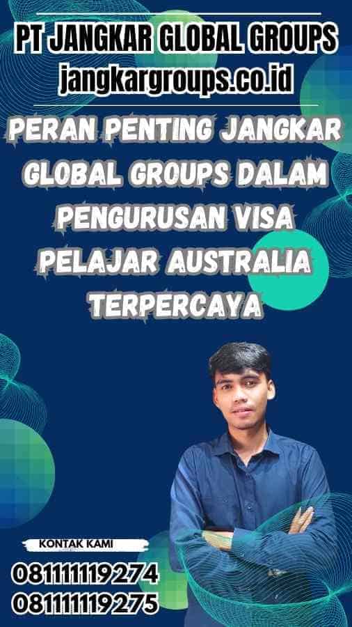 Peran Penting Jangkar Global Groups dalam Pengurusan Visa Pelajar Australia Terpercaya