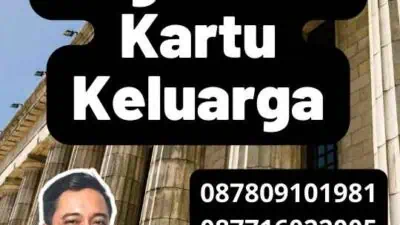 Persyaratan Legalisasi Kartu Keluarga