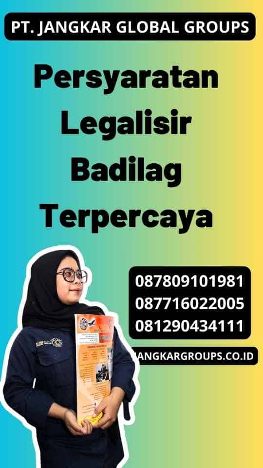 Persyaratan Legalisir Badilag Terpercaya