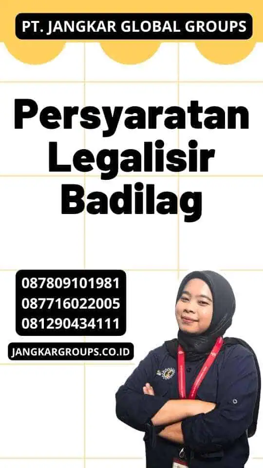 Persyaratan Legalisir Badilag