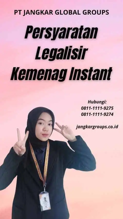 Persyaratan Legalisir Kemenag Instant