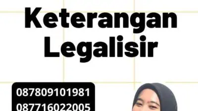 Persyaratan Notaris Surat Keterangan Legalisir