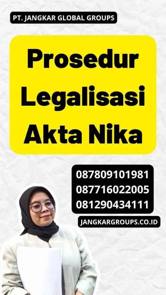 Prosedur Legalisasi Akta Nika