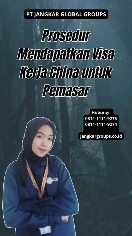 Prosedur Mendapatkan Visa Kerja China untuk Pemasar