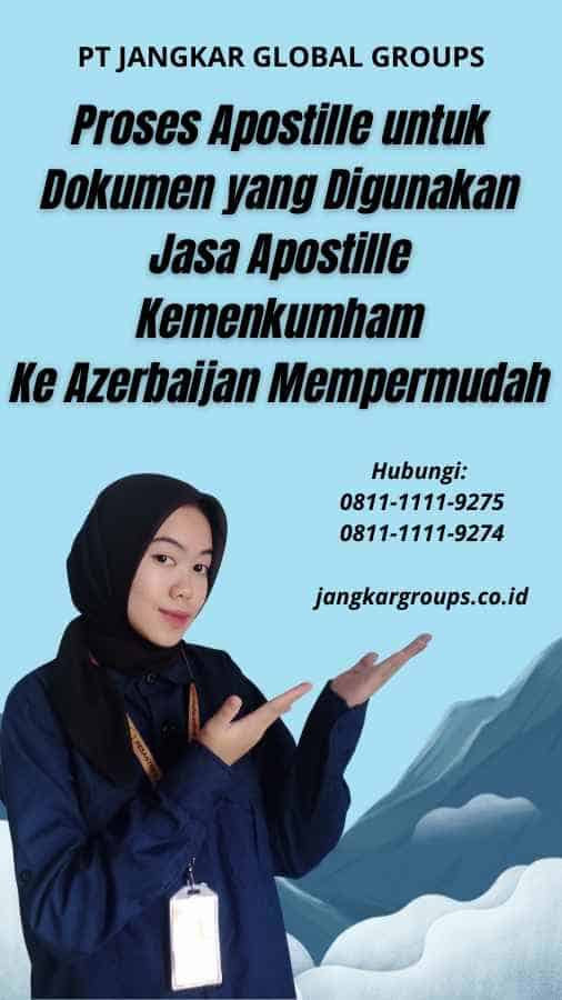 Proses Apostille untuk Dokumen yang Digunakan Jasa Apostille Kemenkumham Ke Azerbaijan Mempermudah