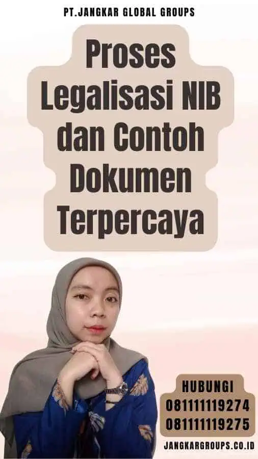 Proses Legalisasi NIB dan Contoh Dokumen Terpercaya