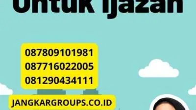 Proses Legalisasi Untuk Ijazah