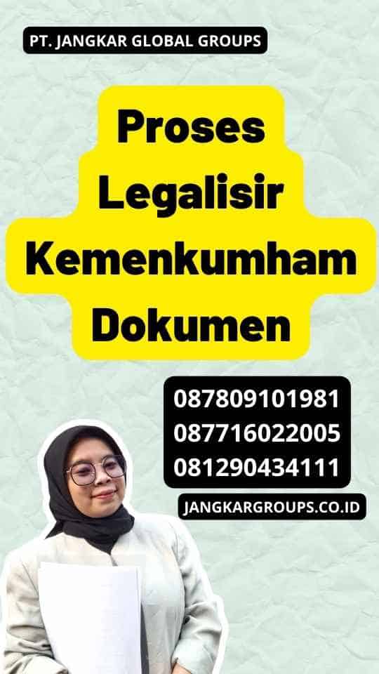 Proses Legalisir Kemenkumham Dokumen