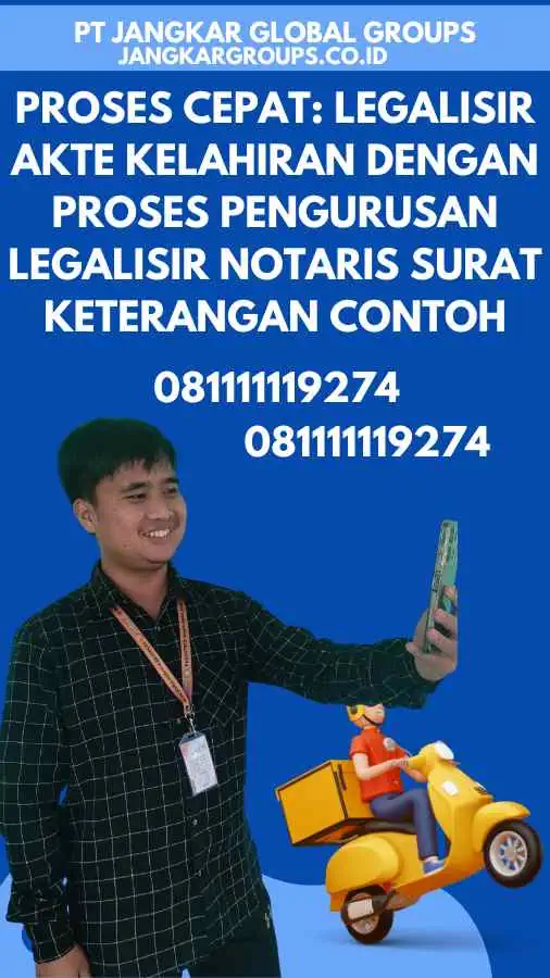 Proses Pengurusan Legalisir Notaris Surat Keterangan Contoh