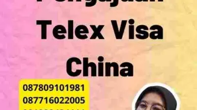 Semua Tentang Pengajuan Telex Visa China