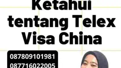 Semua yang Perlu Anda Ketahui tentang Telex Visa China