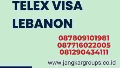 Strategi Marketing untuk Layanan Telex Visa Lebanon