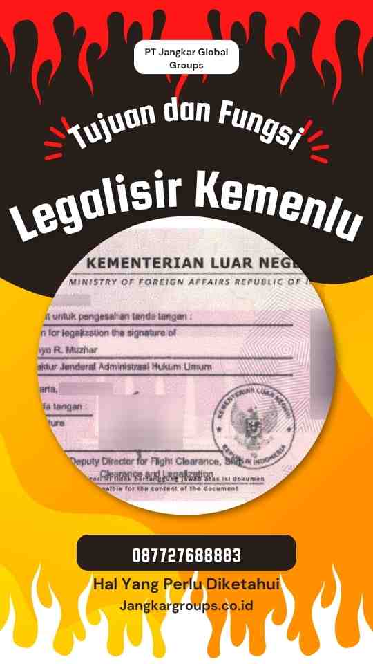 Tujuan dan Fungsi Legalisir Kemenlu