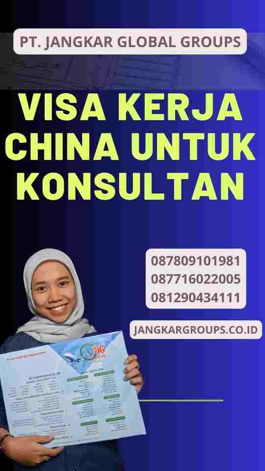 Visa Kerja China untuk Konsultan