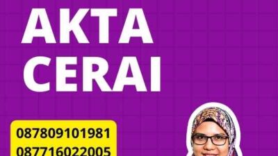 jakarta Legalisir Akta Cerai