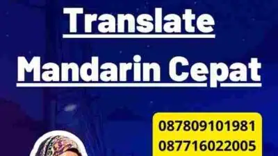 Biro Jasa Translate Mandarin Cepat