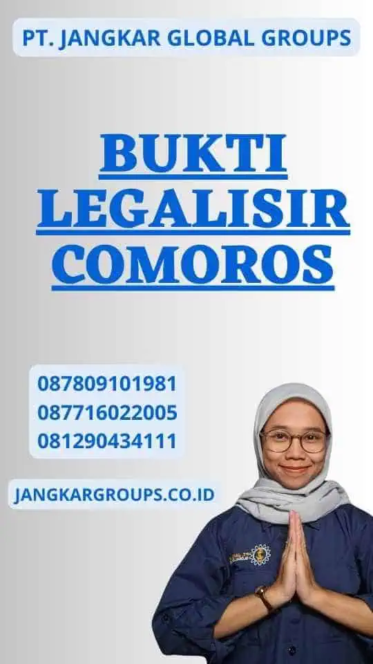 Bukti Legalisir Comoros