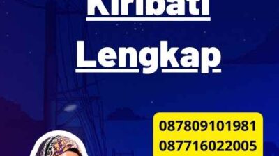 Cara Legalisir Kiribati Lengkap