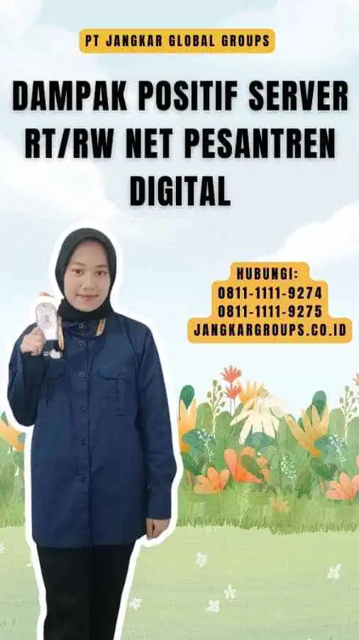 Dampak Positif Server RTRW Net Pesantren Digital