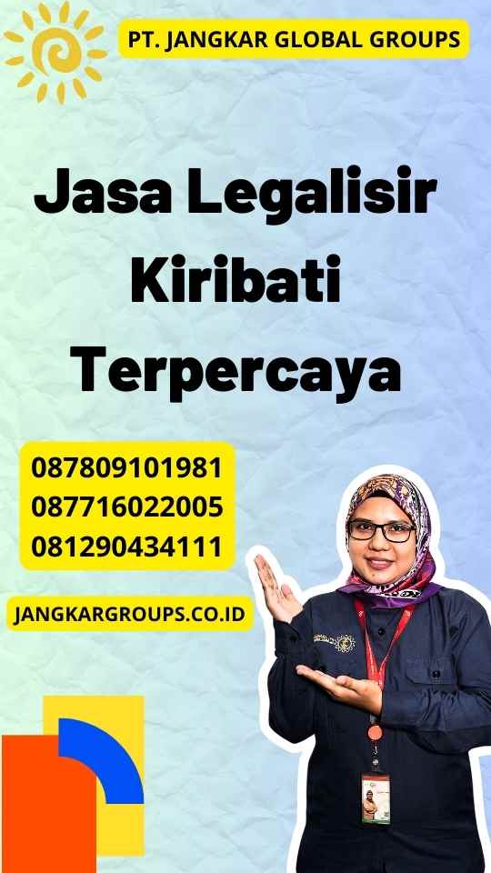 Jasa Legalisir Kiribati Terpercaya