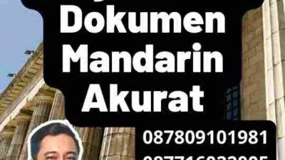 Jasa Terjemahan Dokumen Mandarin Akurat