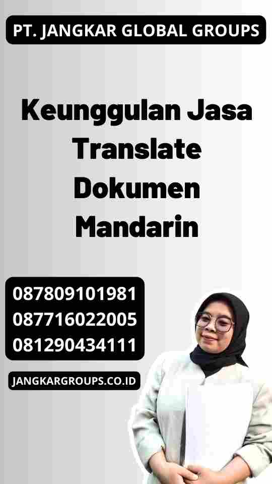 Keunggulan Jasa Translate Dokumen Mandarin